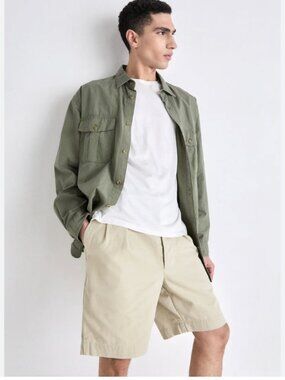 Dockers x Transnomadica collab mens shorts khaki / beige NWT 32